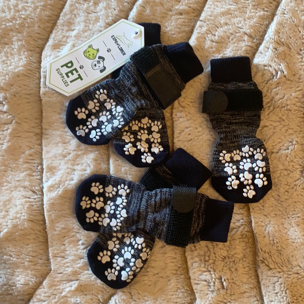 Doggie paw protector socks